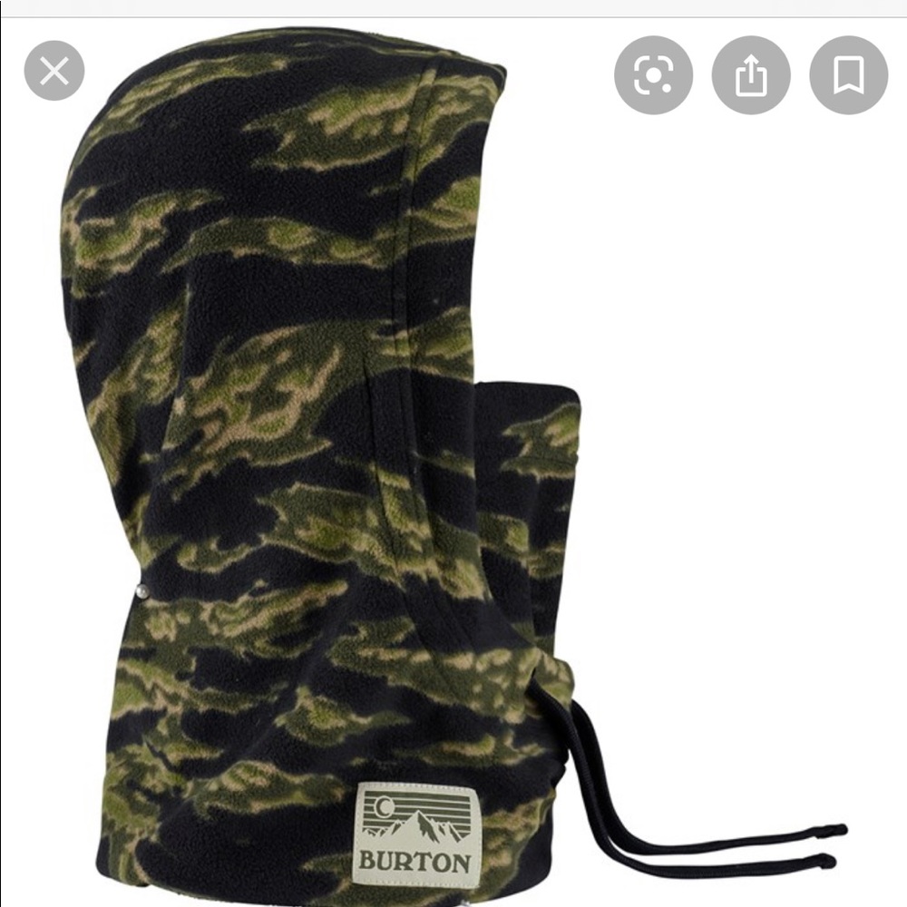 ISO BURTON BURKE HOOD CAMO